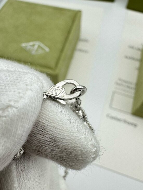 Van Cleef & Arpels Alhambra Bracelet • Gold Blue Agate - Picture 11 of 11